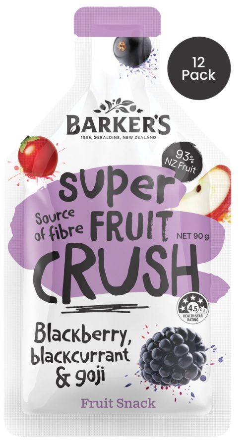 Blackberry, Blackcurrant & Goji Super Fruit Crush (12 pack)