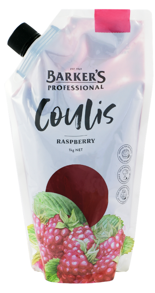 Barker's Professional Raspberry Coulis 1kg