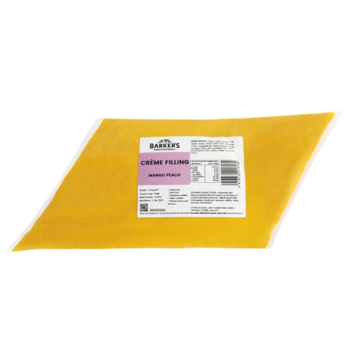 Barker's Professional Mango Peach Crème Filling 1.25kg