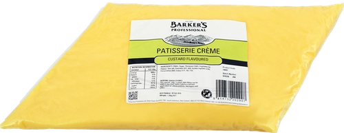 Barker's Professional Custard Flavoured Patisserie Creme 1.25kg