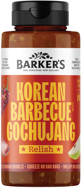 Korean Barbecue with Gochujang Squeezy Relish 265g