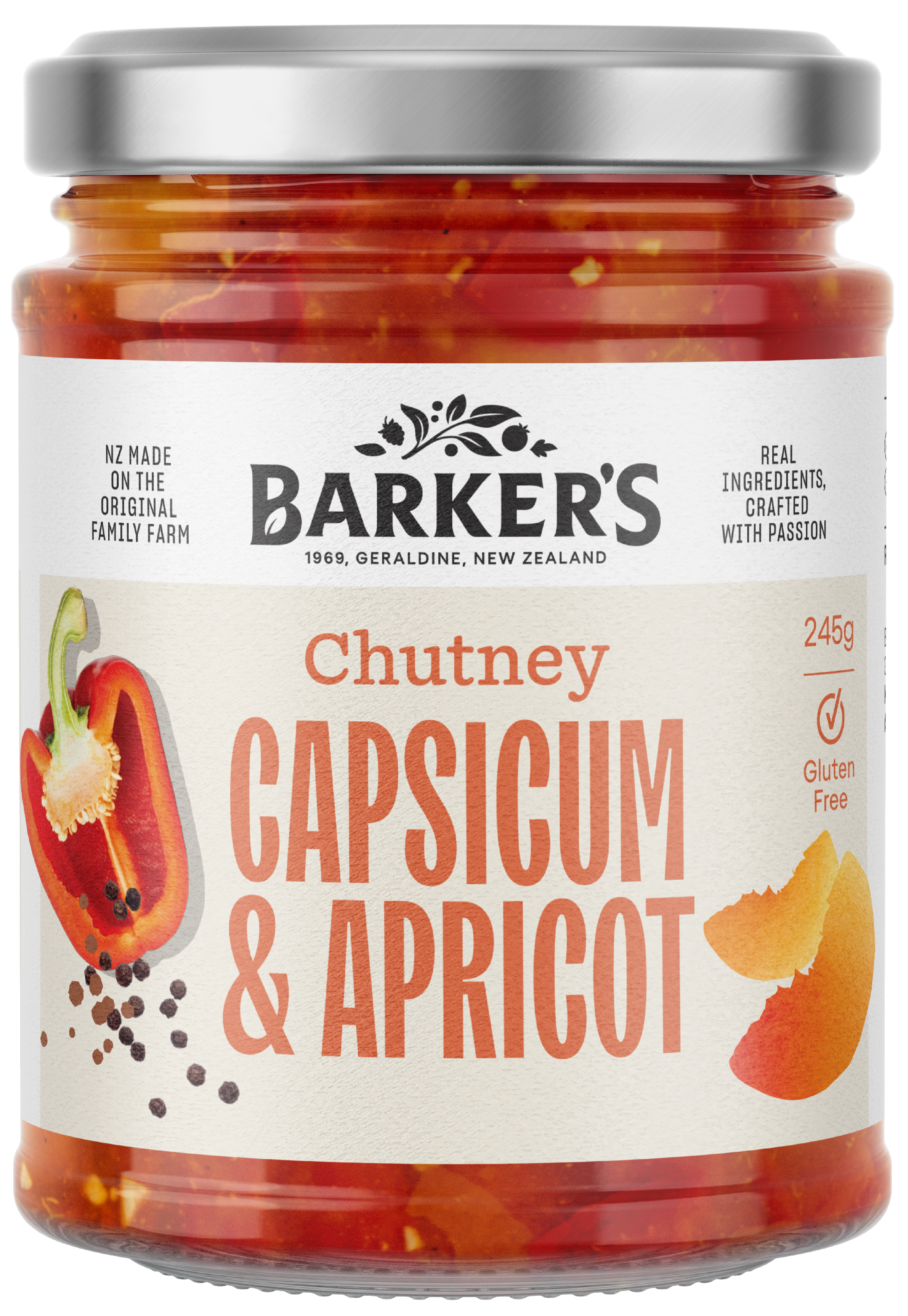 Capsicum & Apricot Chutney 245g