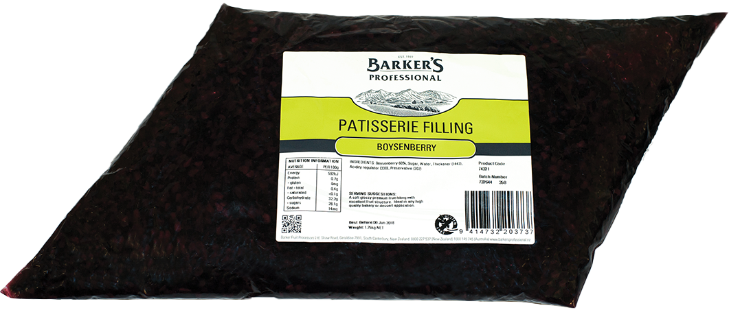 Barker's Professional Boysenberry Patisserie Filling 1.25kg