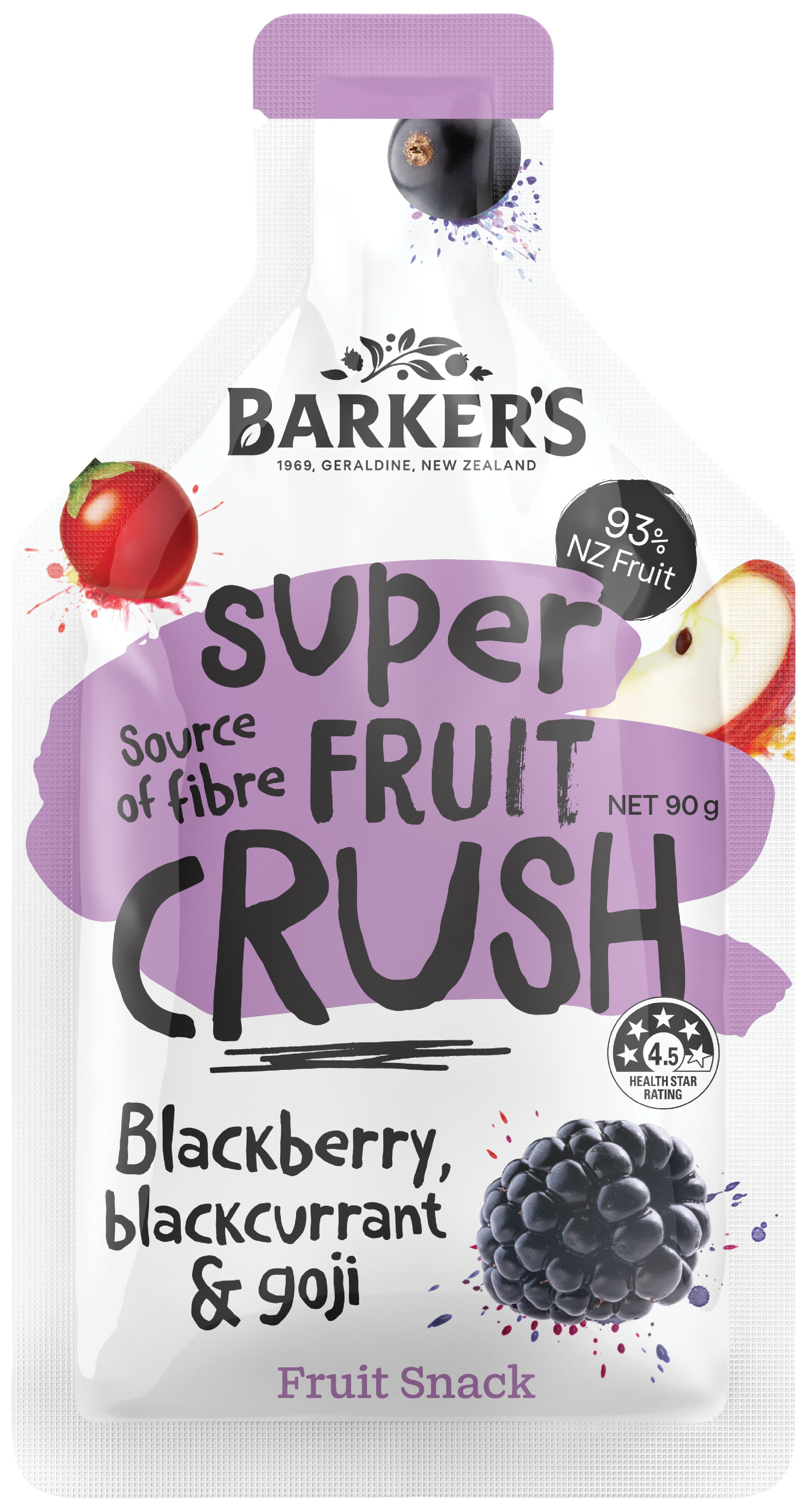 Blackberry, Blackcurrant & Goji Super Fruit Crush 90g