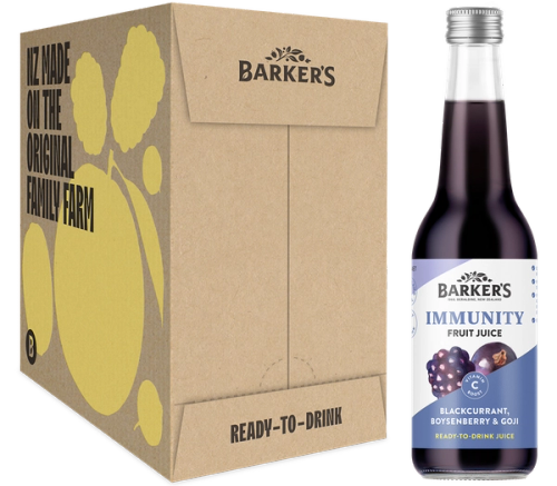 Blackcurrant, Boysenberry & Goji Immunity Juice (8 pack)