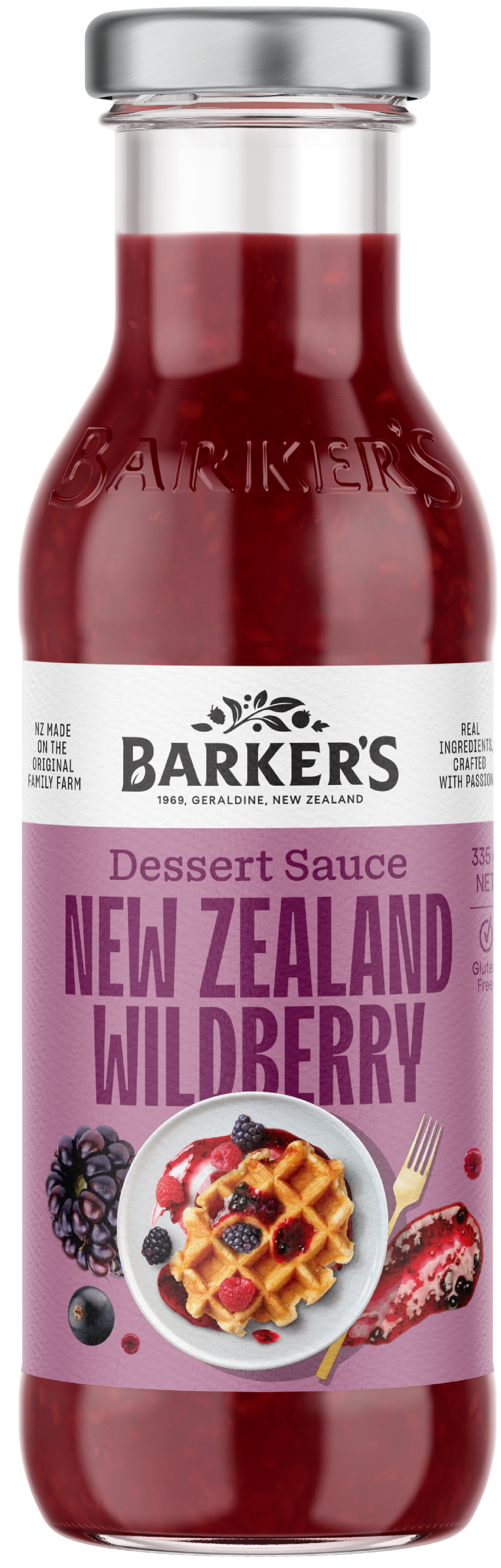 New Zealand Wildberry Dessert Sauce 335g