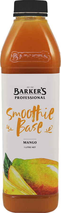 Barker's Professional Mango Smoothie Base 1L