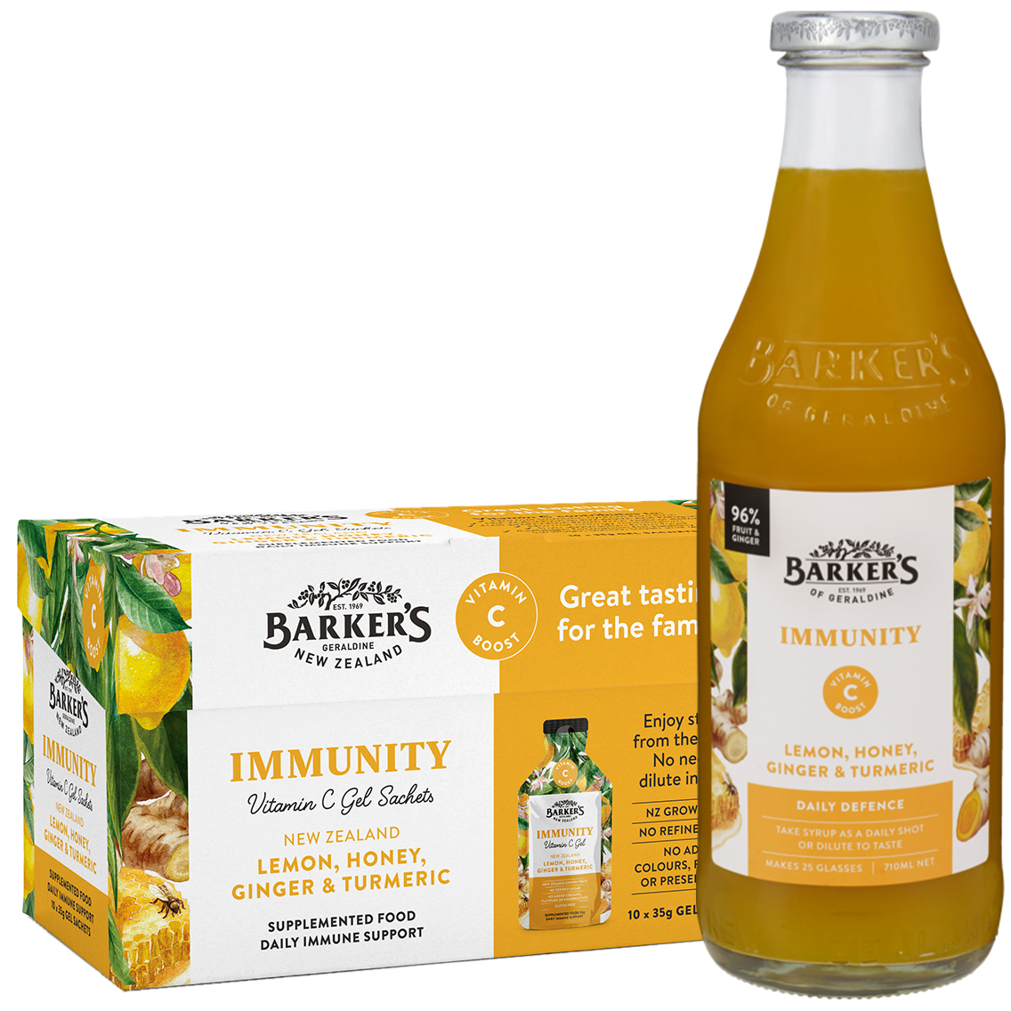 Shop Lemon, Honey Ginger & Turmeric Wellness Pack