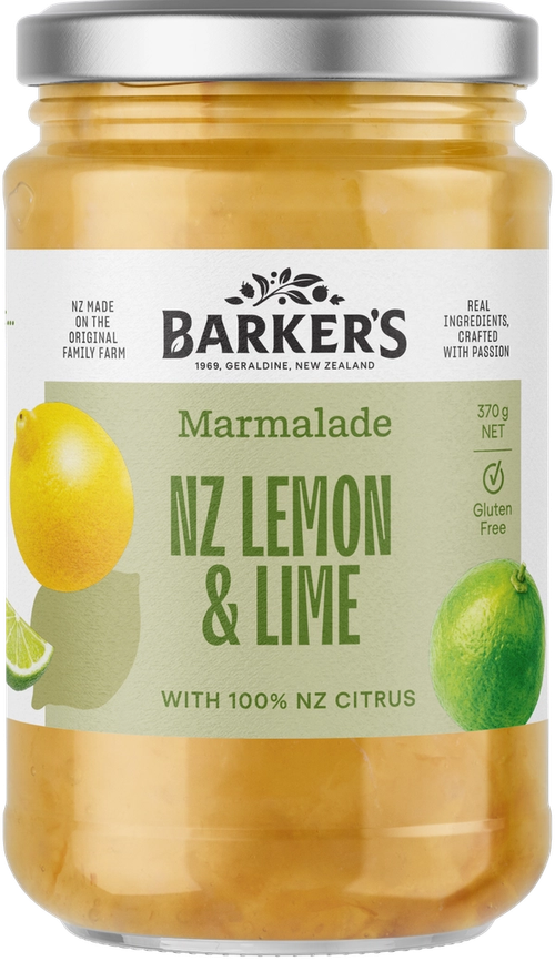 NZ Lemon & Lime Marmalade 370g