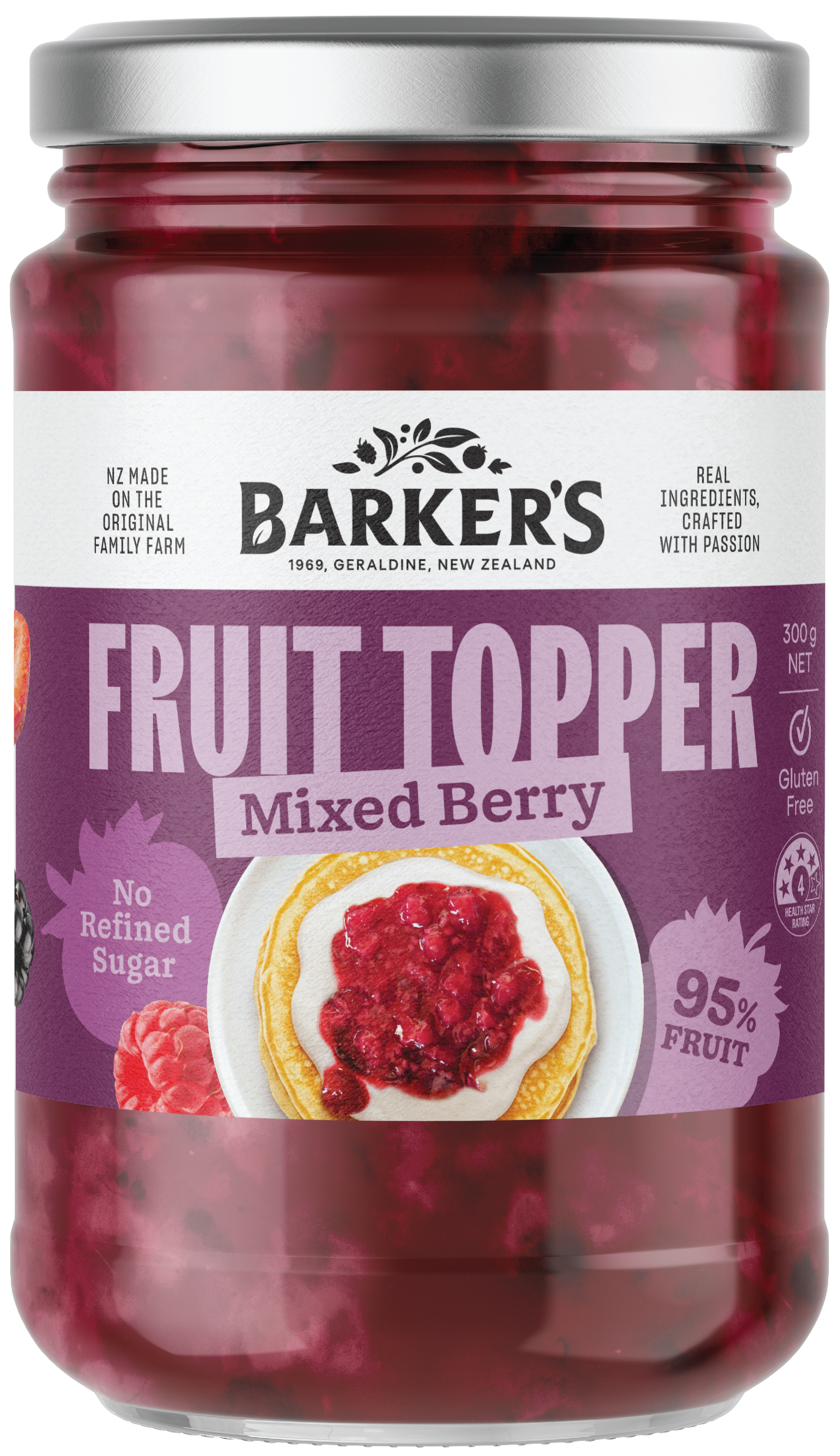 Mixed Berry Fruit Topper 300g
