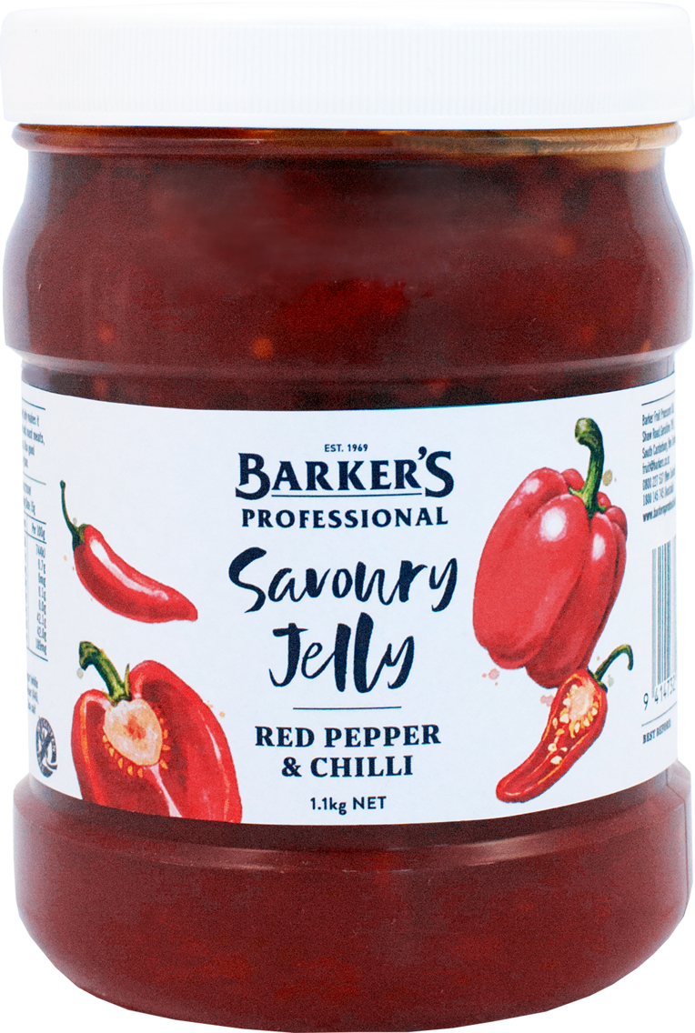 Barker's Professional Red Pepper & Chilli Savoury Jelly 1.1kg