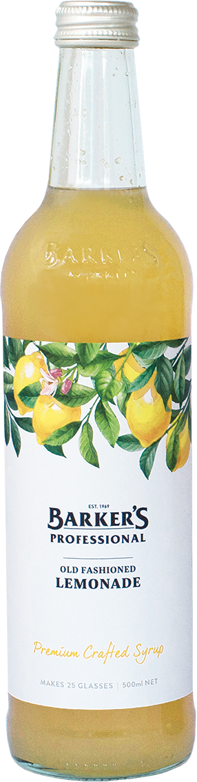 Barker's Professional Old Fashioned Lemonade Syrup 500ml