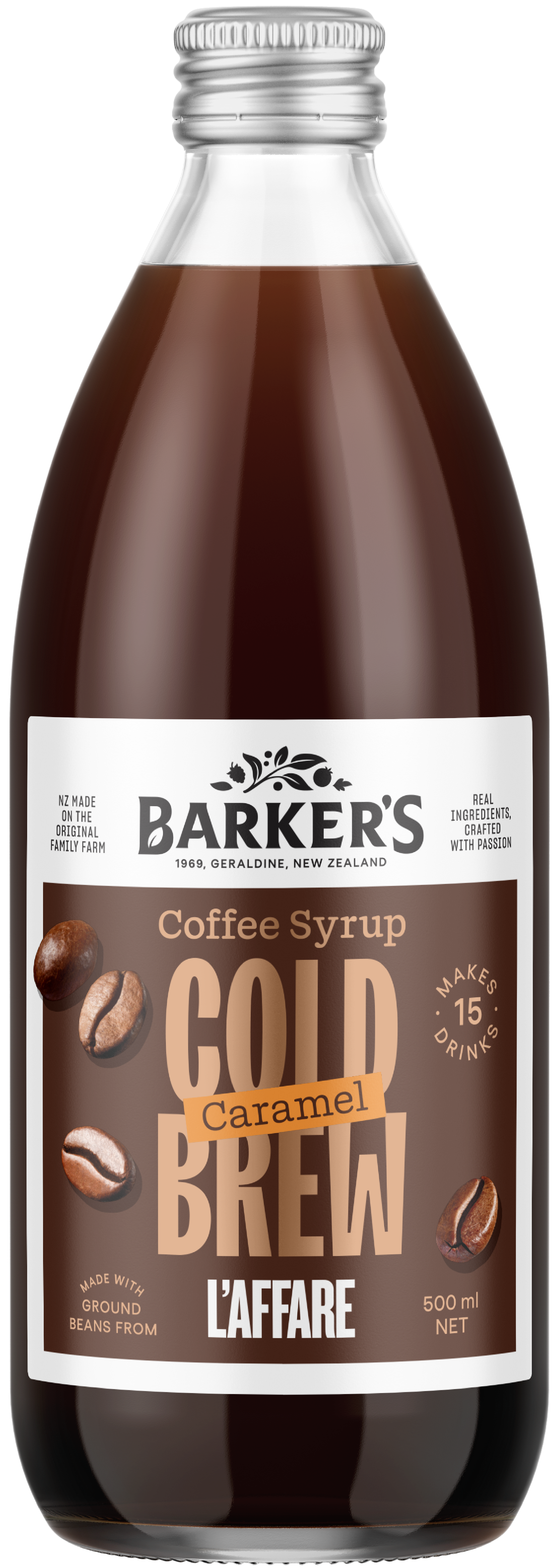Caramel Cold Brew Coffee Syrup 500ml