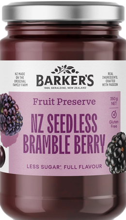 NZ Seedless Bramble Berry Fruit Preserve 350g