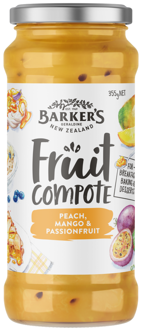 Peach, Mango & Passionfruit Fruit Compote 355g
