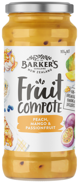 Peach, Mango & Passionfruit Compote