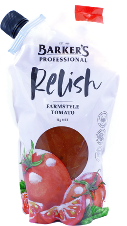 Barker's Professional Farmstyle Tomato Relish 1kg