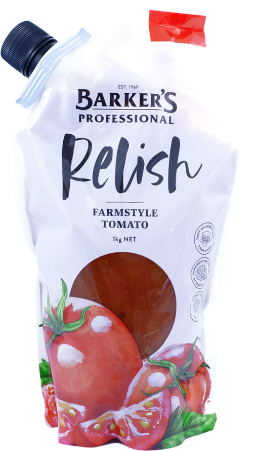 Barker's Professional Farmstyle Tomato Relish 1kg