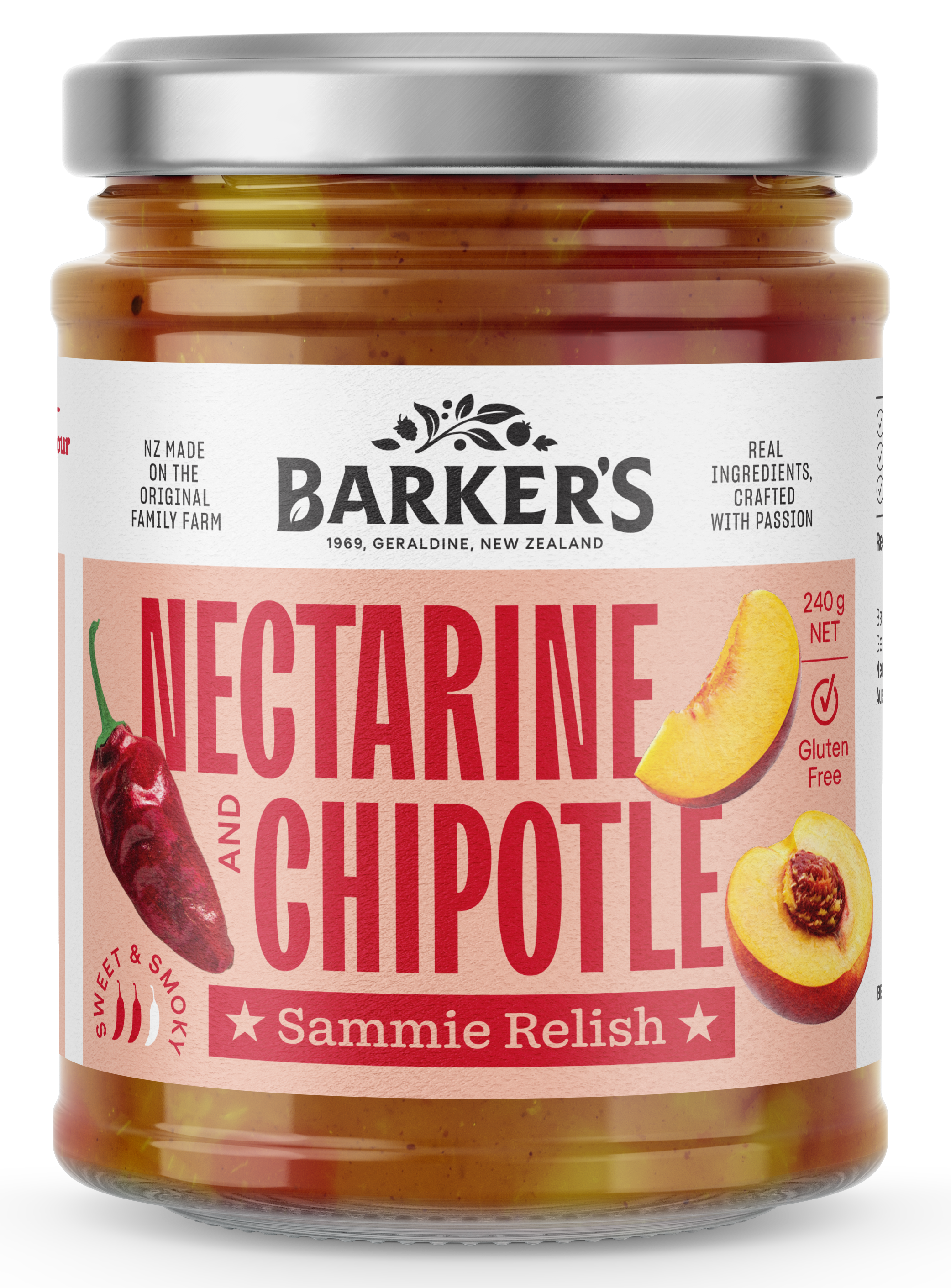 Nectarine & Chipotle Sammie Relish 240g