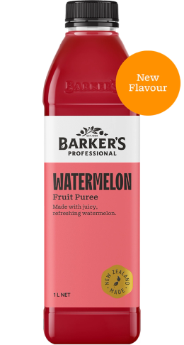 Barker's Professional Watermelon Fruit Puree 1L
