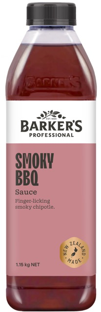 Barker's Professional Smoky BBQ Sauce 1.15kg