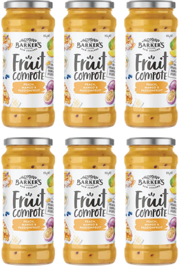 Peach, Mango & Passionfruit Fruit Compote (6x355g)