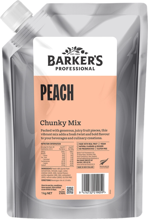 Barker's Professional Peach Chunky Mix