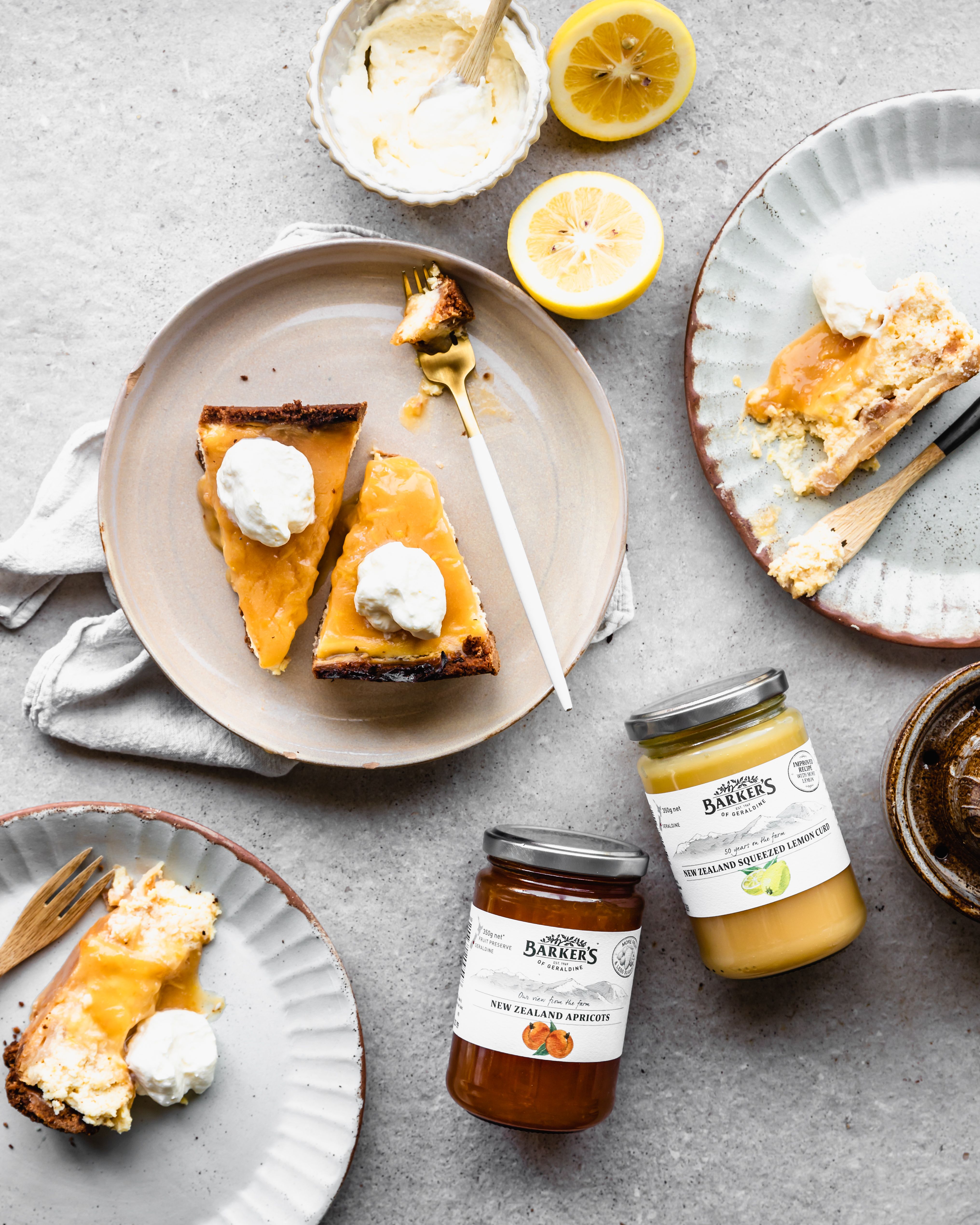 Lemon Curd Cheesecake | Recipe | Barker's of Geraldine