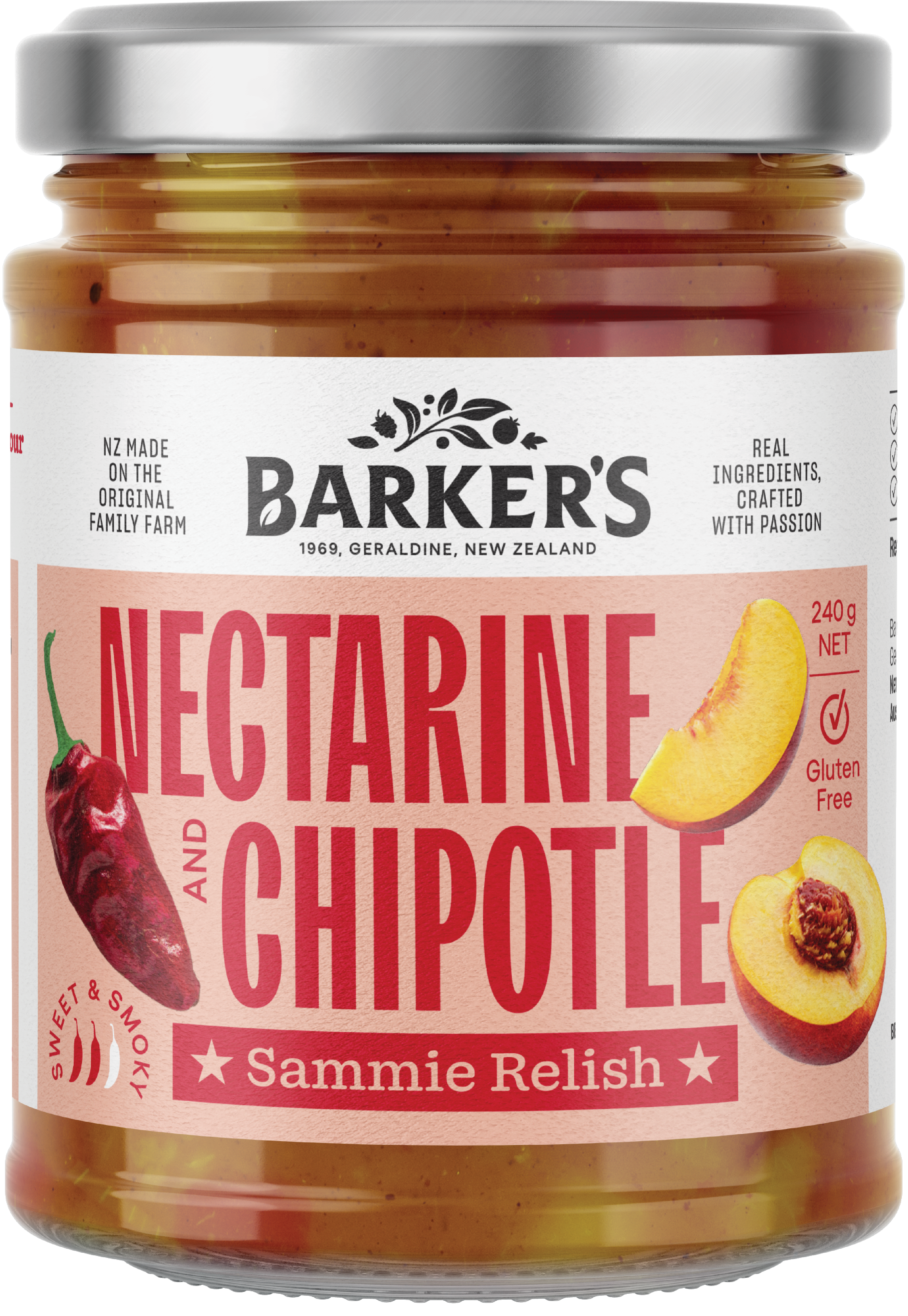 Nectarine & Chipotle Sammie Relish 240g