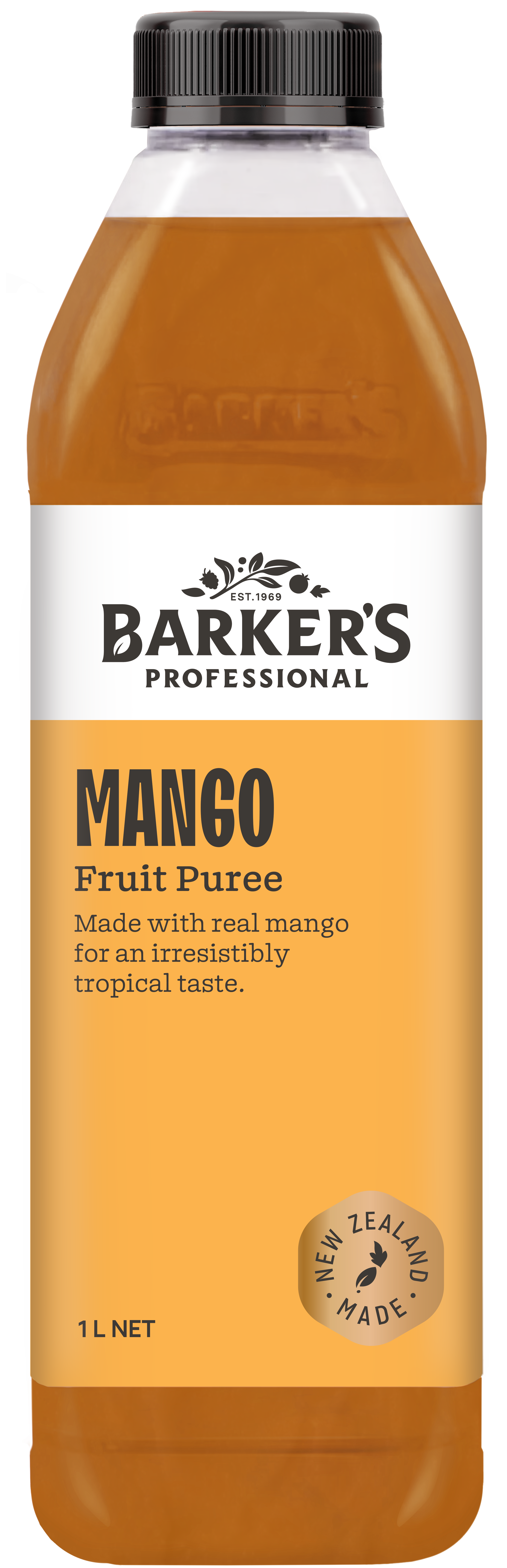 Barker's Professional Mango Fruit Puree 1L