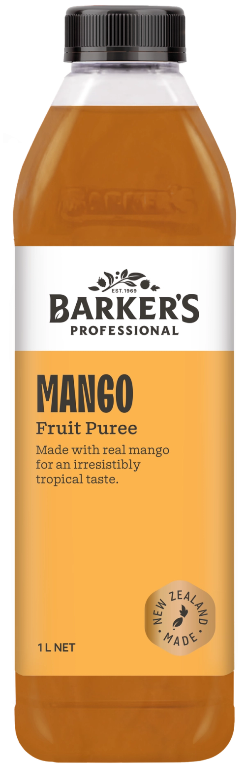 Barker's Professional Mango Fruit Puree 1L