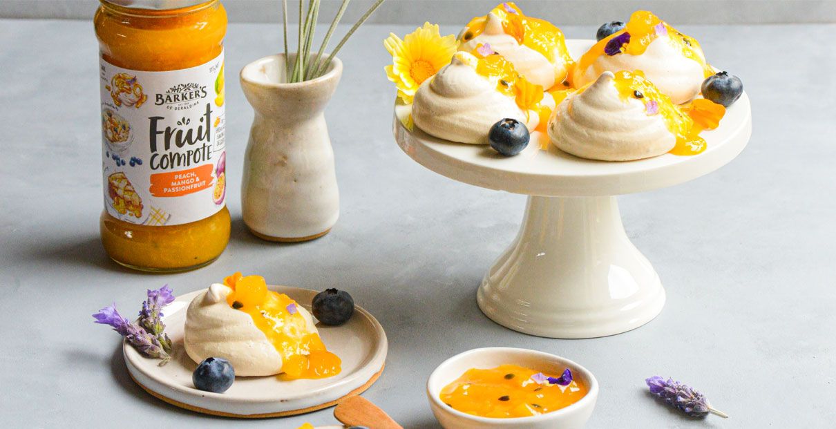 Tropical Meringue Kisses | Recipe | Barker's of Geraldine