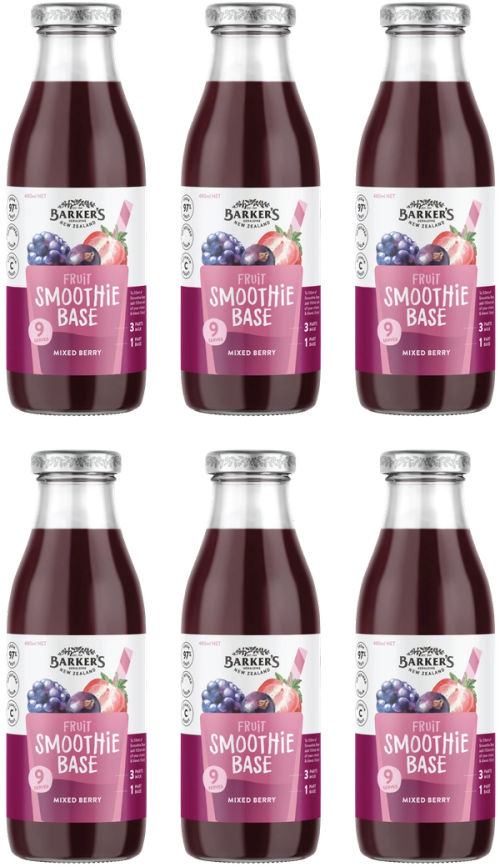 Mixed Berry Smoothie Base (6x480ml)
