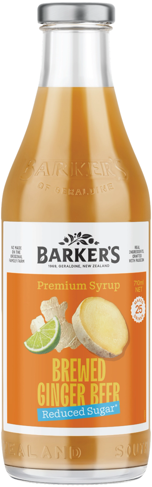 Brewed Ginger Beer Syrup 710ml