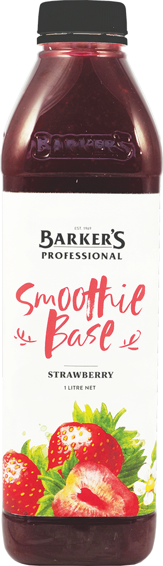 Barker's Professional Strawberry Smoothie Base 1L