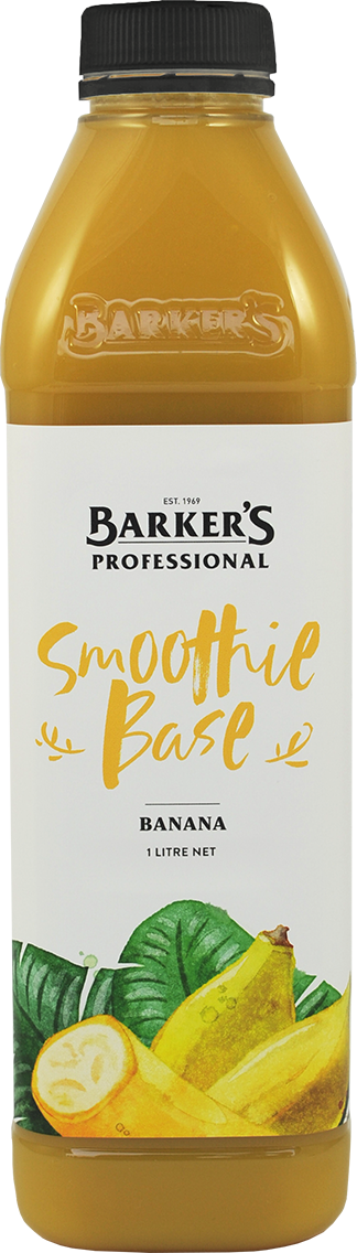 Barker's Professional Banana Smoothie Bases 1kg