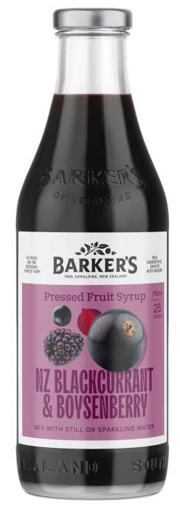 NZ Blackcurrant & Boysenberry Fruit Syrup