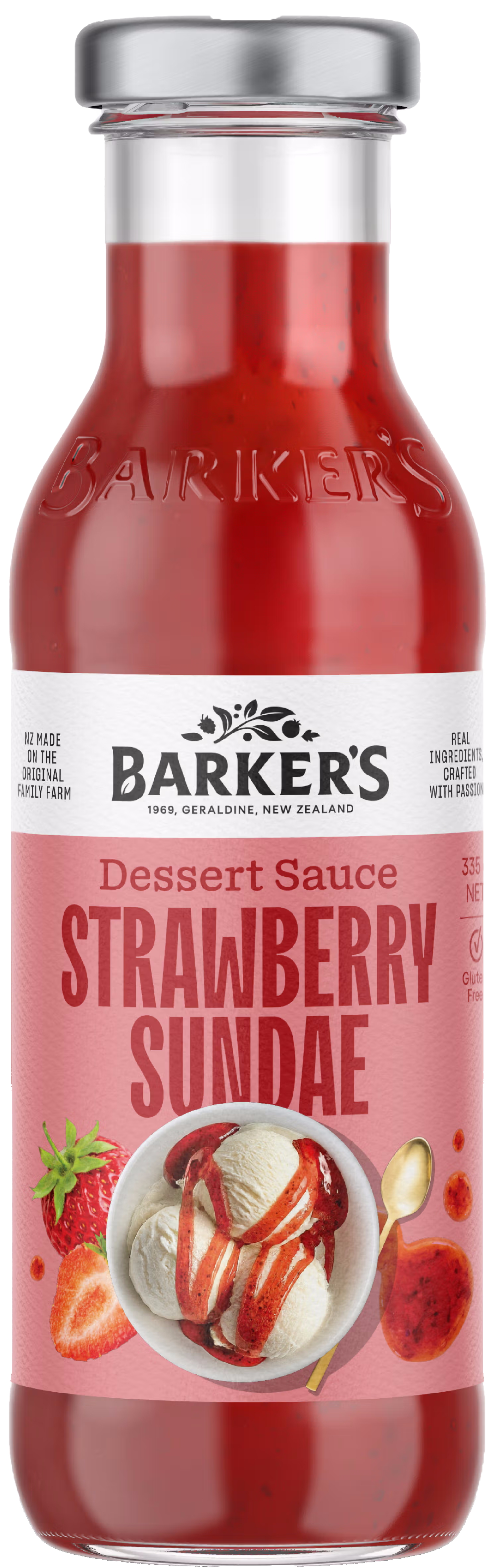 Strawberry Sundae Dessert Sauce 335g