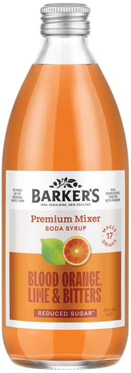 Blood Orange, Lime & Bitters Premium Mixer