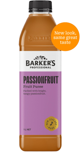 Barker's Professional Passionfruit Puree 1L