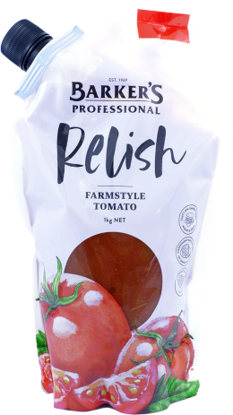Barker's Professional Farmstyle Tomato Relish 1kg
