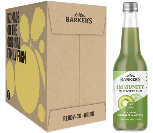 Kiwifruit, Cucumber & Matcha Immunity Juice (8 pack)