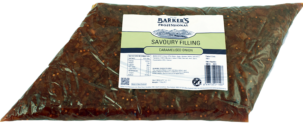 Barker's Professional Caramelised Onion Savoury Filling 1.25kg