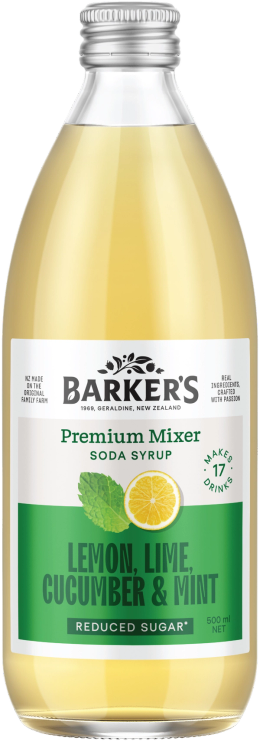 Lemon, Lime, Cucumber & Mint Premium Mixer Soda Syrup 500ml
