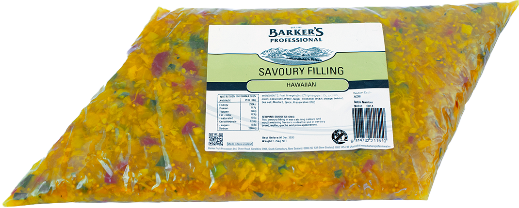Barker's Professional Hawaiian Savoury Filling 1.25kg