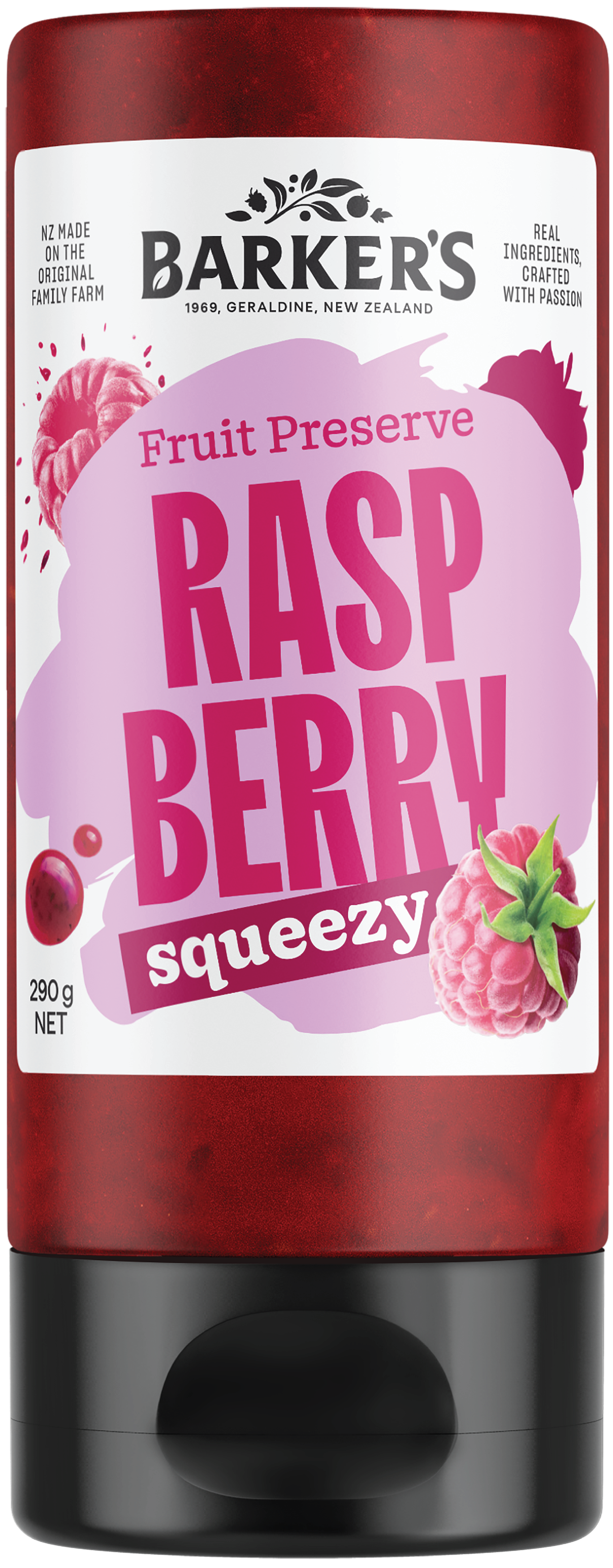 Raspberry Squeezy Fruit Preserve 290g