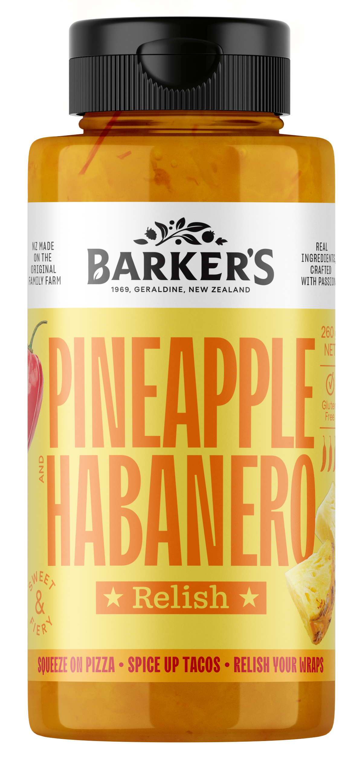 Pineapple & Habanero Squeezy Relish