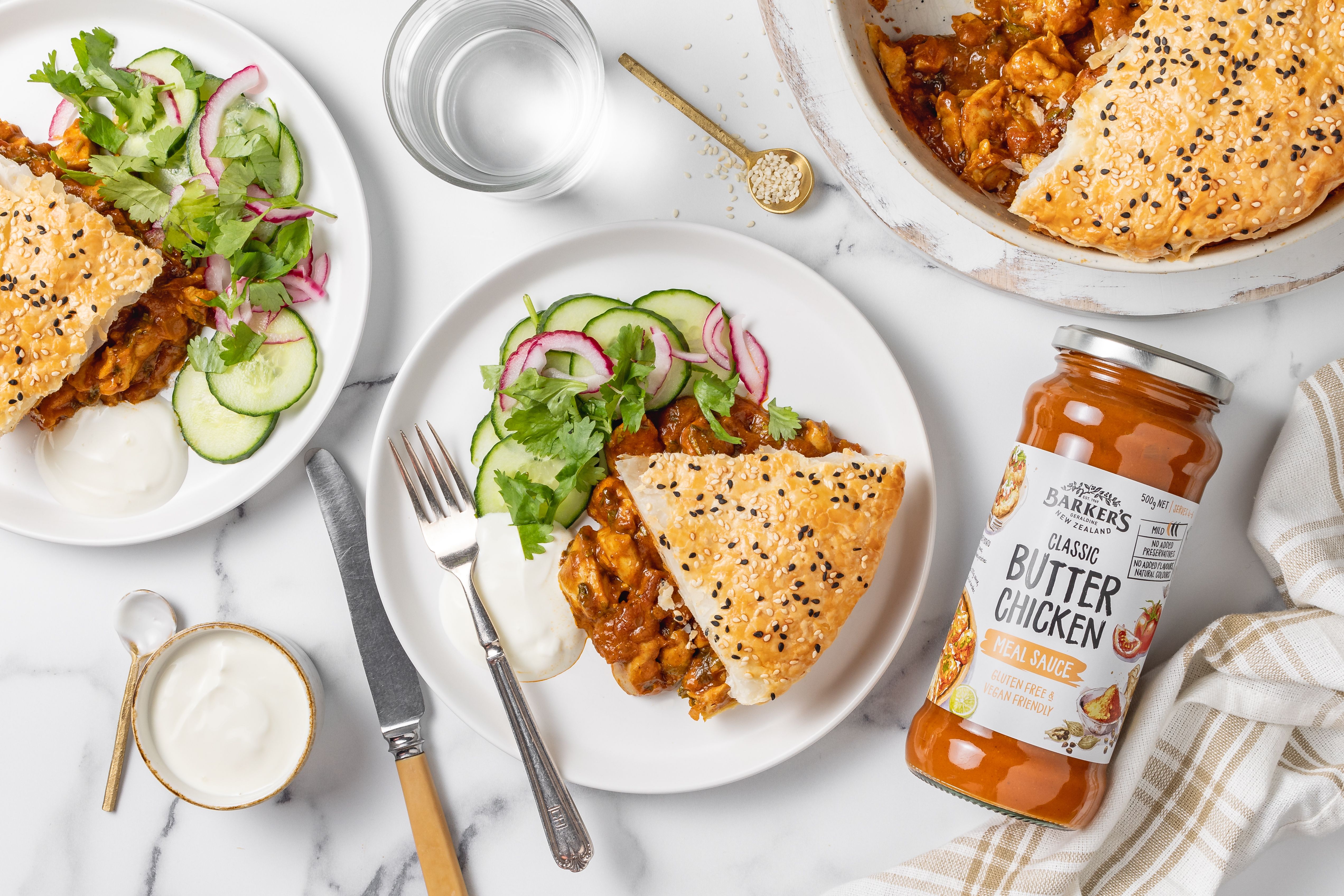 Recipe | Butter Chicken Pie | Barker's of Geraldine