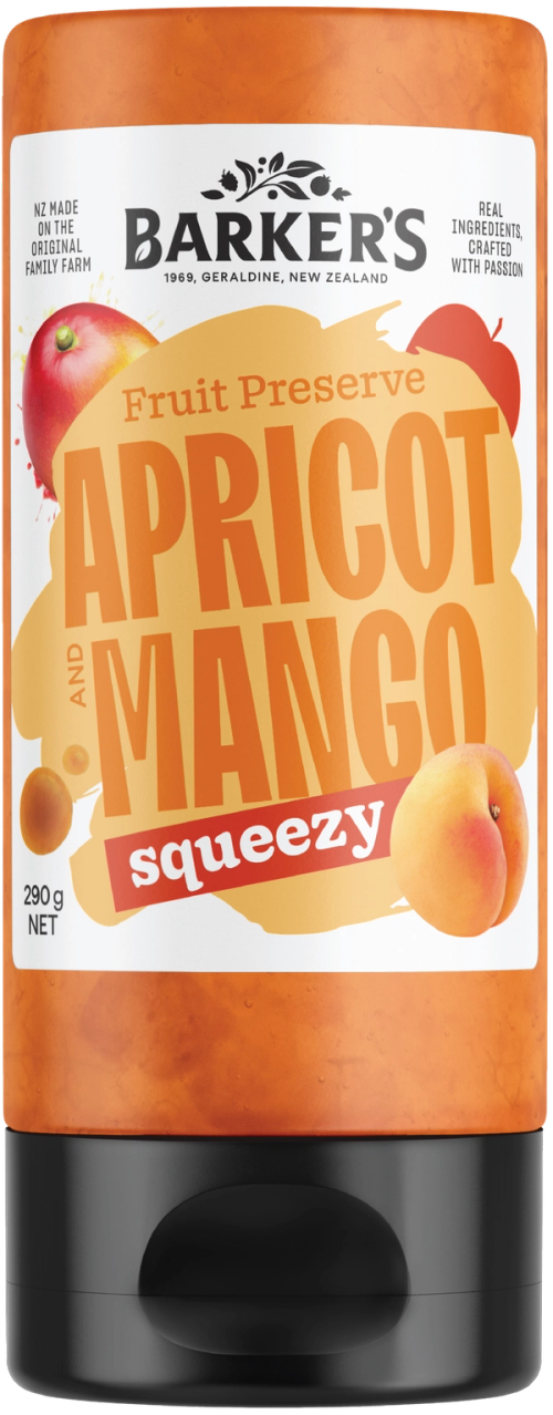 Apricot & Mango Squeezy Fruit Preserve 290g