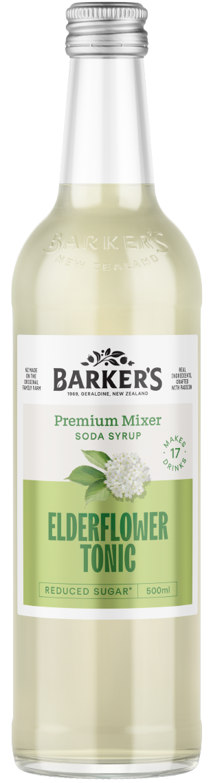 Elderflower Tonic Premium Mixer Soda Syrup 500ml